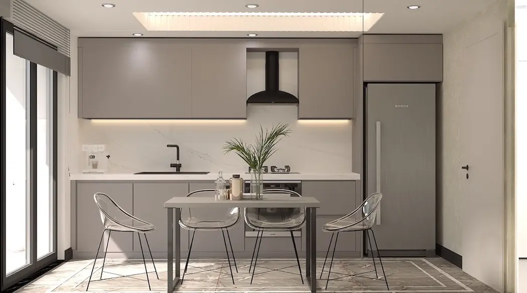 Fitted kitchen